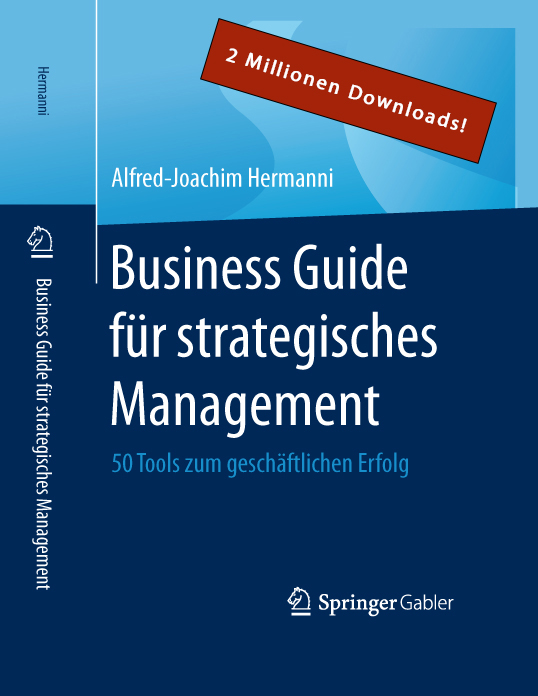 Buchtitel "Alfred-Joachim Hermanni. Business Guide für strategisches Management". SpringerGabler-Verlag.